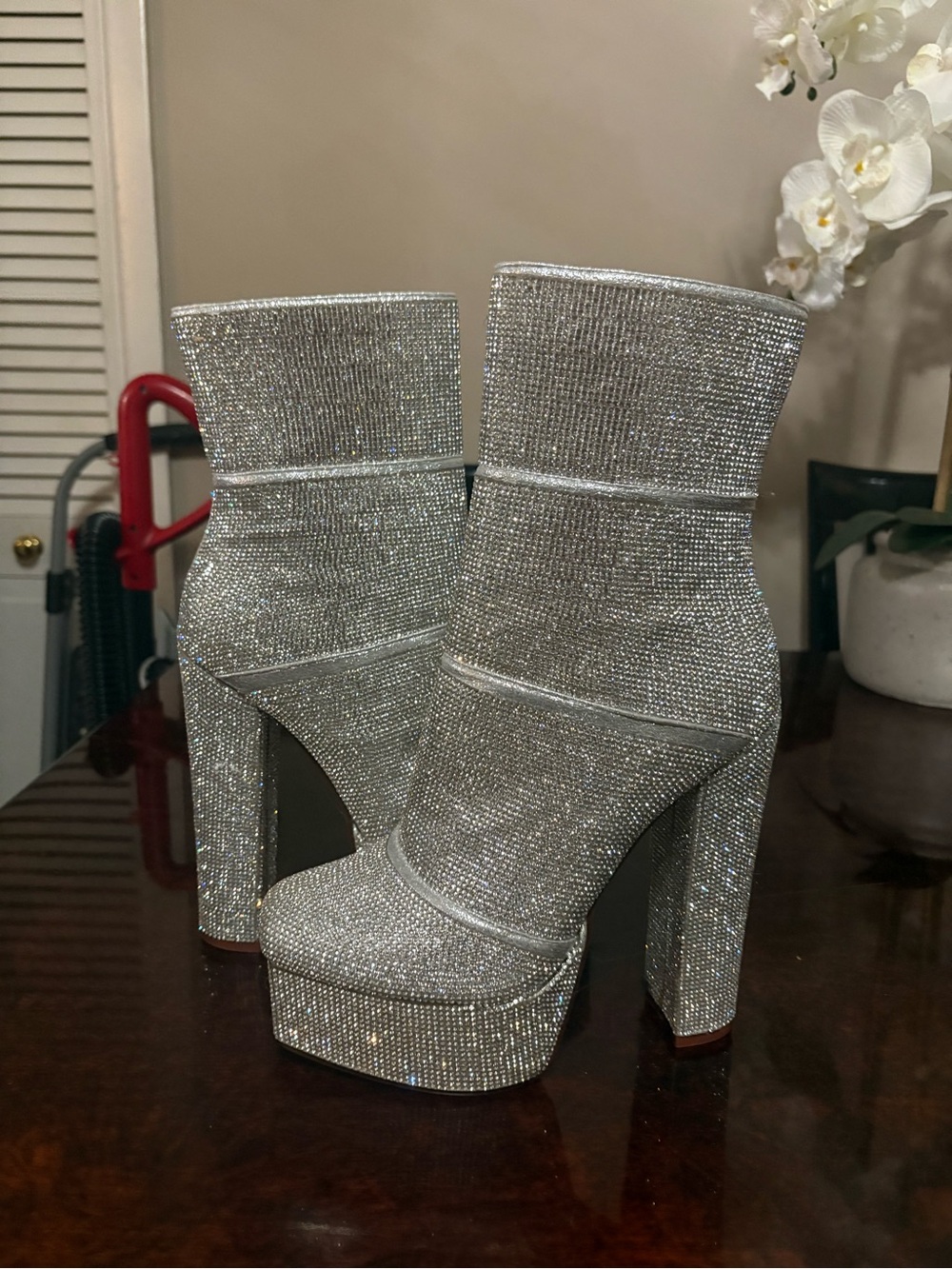 Azalea Wang Rhinestone Booties - Picture 5 of 7
